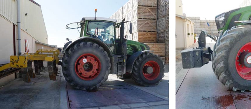 Fendt 939 équipé d’un décompacteur avec rouleau