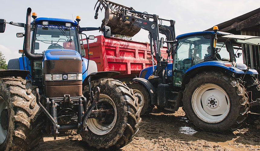 Manutention en cours de ferme