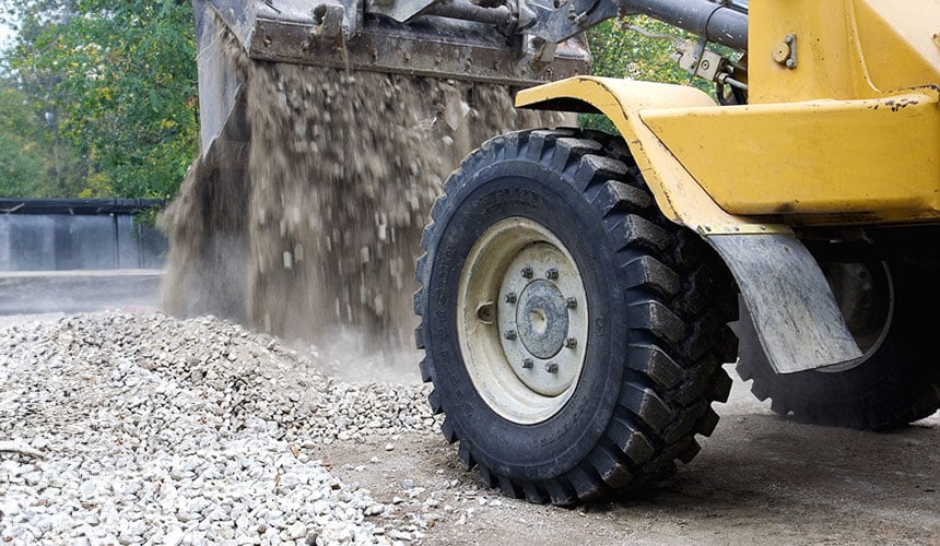Pneu Duraforce Utility idéal pour les chantiers de type travaux publics