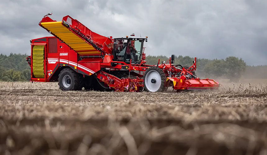 Arracheuse de pommes de terre automotrice