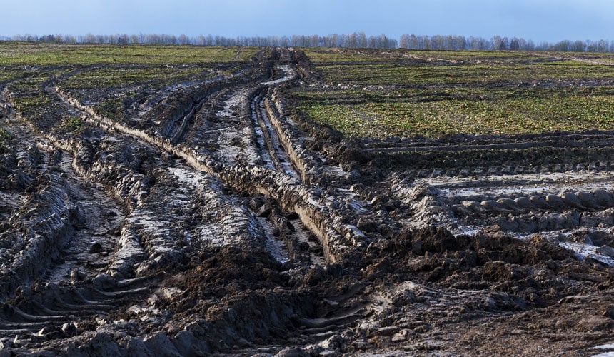 Dégradation des parcelles liées à l’utilisation de pneus agricoles inadaptés