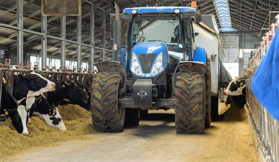 Pneu agricole efficace en polyculture élevage