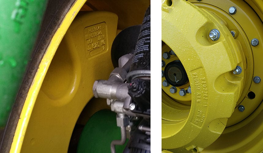 Lestage de roues intérieur + extérieur